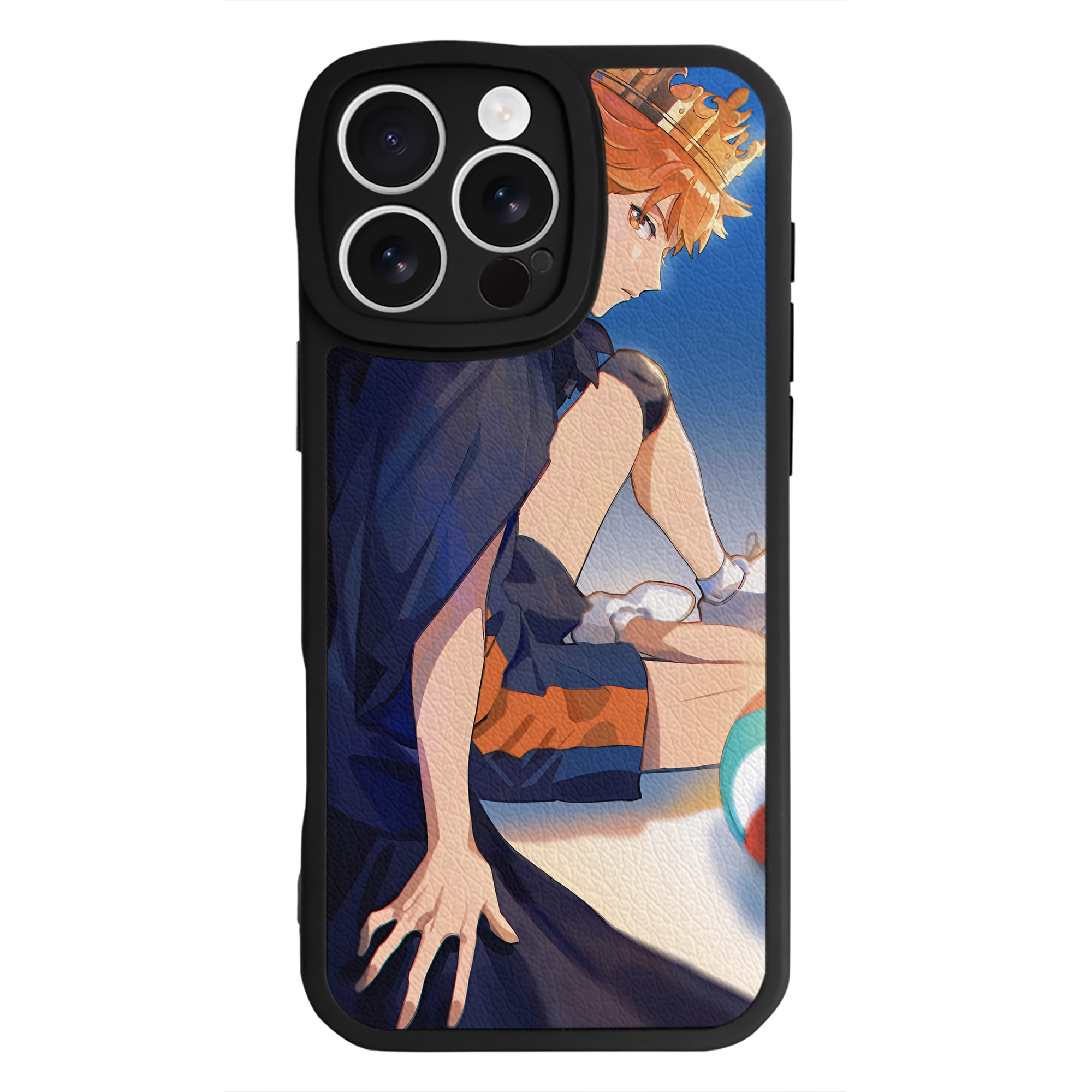 （画像用） ハイキュー!! Haikyu!! 【iPhone 16シリーズ対応】シリコンスマホケース（レザー調） 材質：シリコン